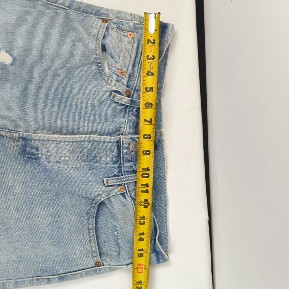 Levis 501 S Skinny Made and Crafted Patchwork Selvedge Jeans Big E - 34 - Picture 16 of 16